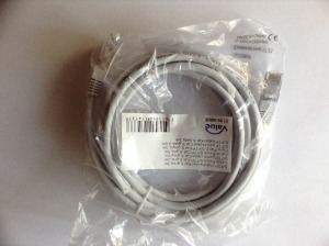 CAT6 S/FTP PVC szerelt patch kábel 3m (raktáron) CAT6 S/FTP szürke PVC