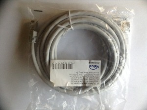 CAT6 S/FTP PVC szerelt patch kábel 5m (raktáron)