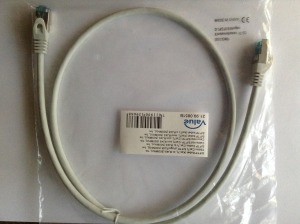 CAT7 S/FTP LSOH szerelt patch kábel 1m (raktáron)