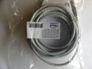 CAT6 UTP PVC szerelt patch kábel 5m (raktáron)