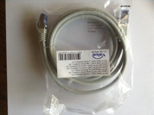 CAT7 S/FTP LSOH szerelt patch kábel 2m (raktáron)