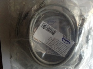 CAT5.E UTP PVC szerelt patch kábel 1m (raktáron)