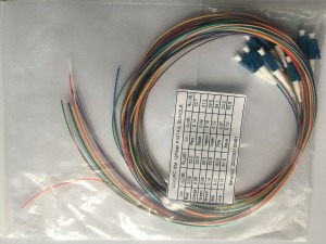 12xLC SingleMode optikai pigtail kábel szett 1,5m (raktáron) Pigtailek- monomódusú