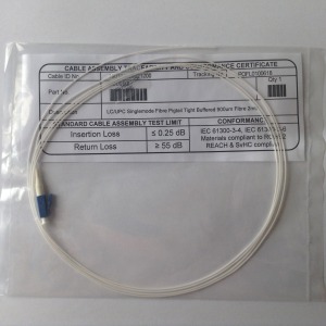 LC SingleMode optikai pigtail, 2m