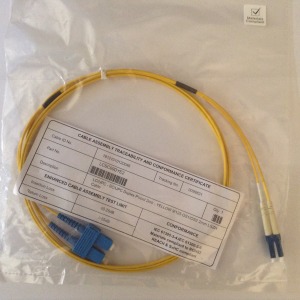 LC-SC SM duplex optikai patch kábel, 2m (raktáron) Optikai patch kábelek- monomódusú