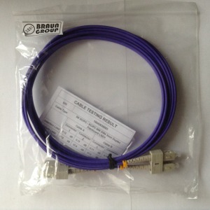 SC-SC OM4 duplex optikai patch kábel, 3m (raktáron)