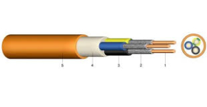 NHXH-O FE180/90 1x240mm2 tűzálló halogénmentes kábel RM 0.6/1kV (raktáron) Réz erőátviteli kábelek