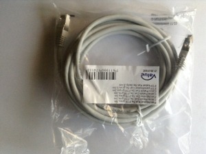 CAT.5E F/UTP PVC szerelt patch kábel 3m (raktáron) CAT.5E F/UTP szürke PVC, LSOH
