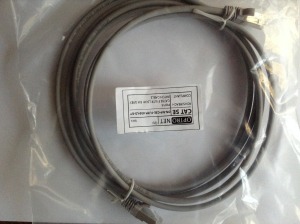 CAT.5E F/UTP LSOH szerelt patch kábel 3m (raktáron) CAT.5E F/UTP szürke PVC, LSOH