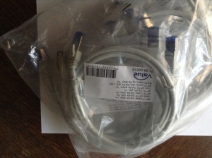CAT6A S/FTP LSOH szerelt patch kábel 1m (raktáron)