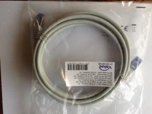 CAT7 S/FTP LSOH szerelt patch kábel 3m (raktáron)