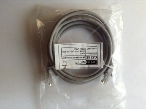 CAT5.E UTP LSOH szerelt patch kábel 2m (raktáron) CAT.5E U/UTP szürke PVC, LSOH