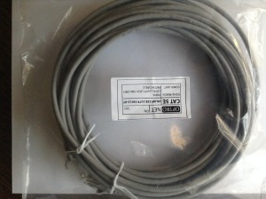 CAT5.E UTP LSOH szerelt patch kábel 10m (raktáron) CAT.5E U/UTP szürke PVC, LSOH