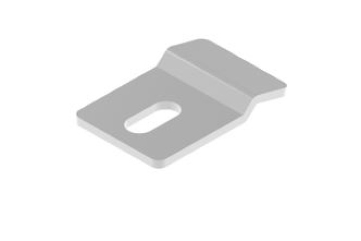 BAKS kábellétra rögzítőkapocs fali tartóra 35x50x3mm, ZM/ZMO