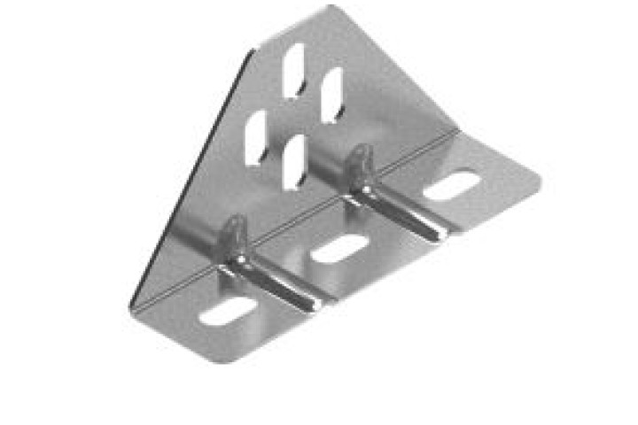 BAKS rögzítőkonzol háromszög alakú 120x99x34mm, UTM/UTMO