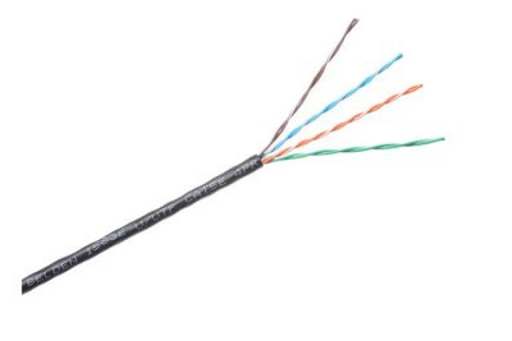 BELDEN 2412 kábel, 350MHz, fekete, 305 méter