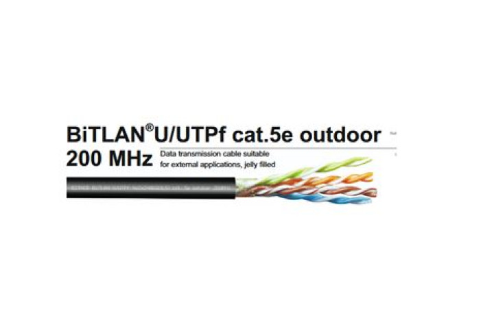BITNER U/UTP Cat5e zselés kültéri földkábel, vegyes hosszak