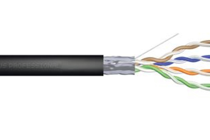 DIGITUS FTP CAT5E zselés kábel, fekete, 305 méter, DK-TP522