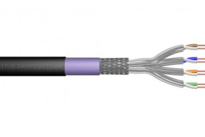 DIGITUS S/FTP CAT7 zselés kábel, fekete, 100 méter, DK-1741-V-5-OD