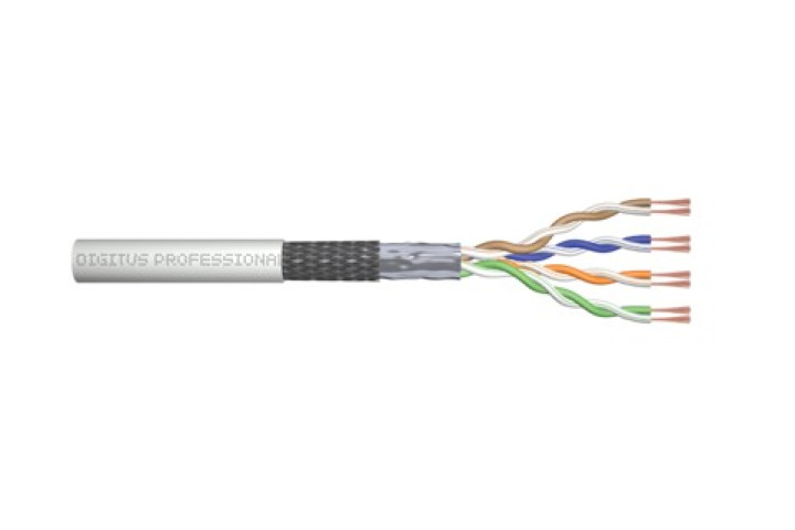 DIGITUS SF/UTP CAT5E patch, flexibilis kábel, szürke, 305 méter, DK-1531-P-305-1