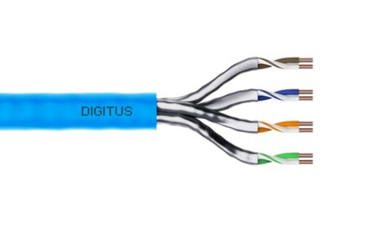 DIGITUS U/FTP CAT6A kábel, kék, 100 méter, DK-1623-A-VH-1