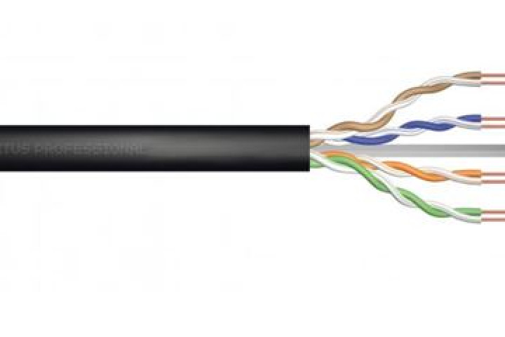 DIGITUS UTP CAT6 zselés kábel, fekete, 305 méter, DK-TP612