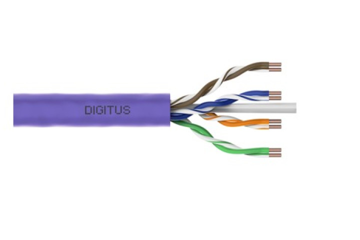 DIGITUS U/UTP CAT6A kábel, kék, 100 méter, DK-1614-A-VH-1