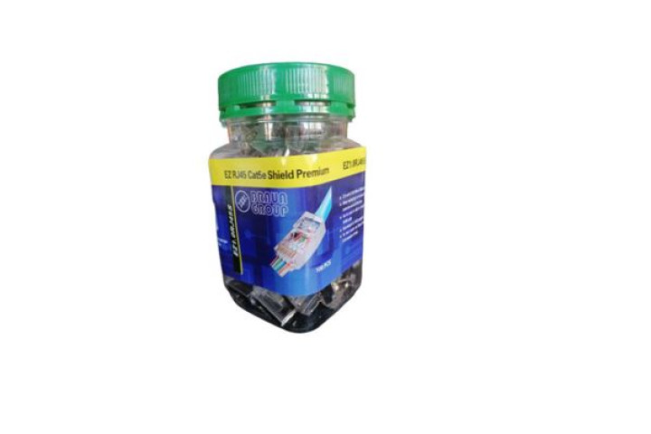 EZ-RJ45 FTP Cat5e áthaladó csatlakozó, 100db