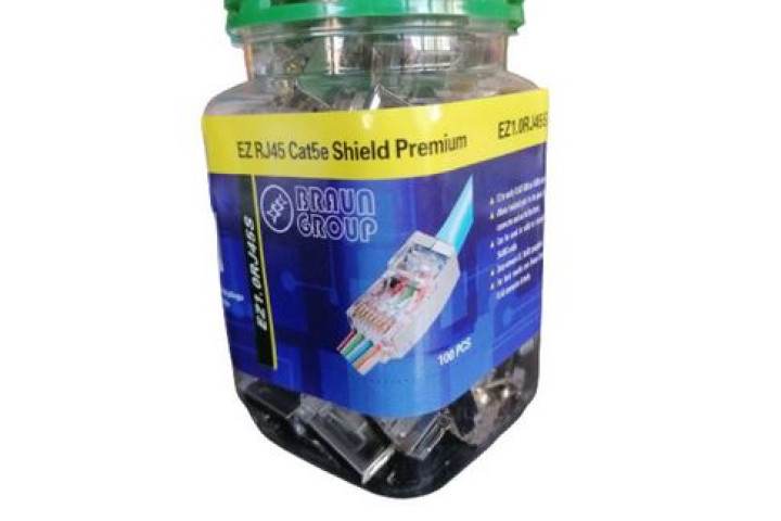 EZ-RJ45 FTP Cat5e áthaladó csatlakozó