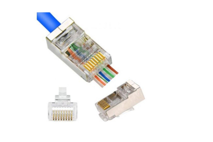 EZ-RJ45 FTP Cat5e áthaladó csatlakozó