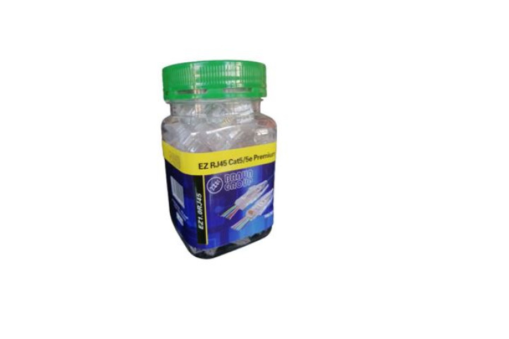 EZ-RJ45 UTP Cat5e áthaladó csatlakozó, 100db