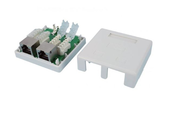 FTP fali aljzat Cat6 dupla, Braun Group