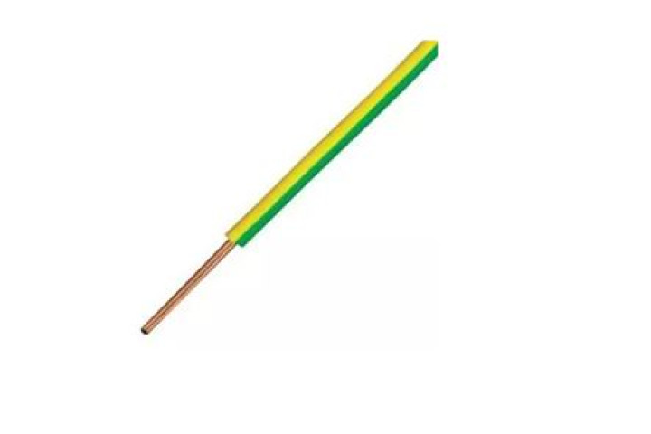 H07V-U (MCU) 1,5mm2 vezeték zöld-sárga, 100 méter