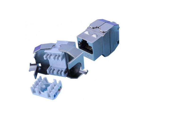 Keystone modul FTP Cat5e szerszám nélkül szerelhető, Optro-Net