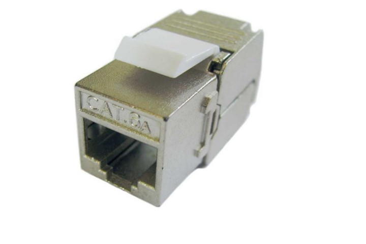 Keystone modul STP Cat6A szerszám nélkül szerelhető, Braun Group