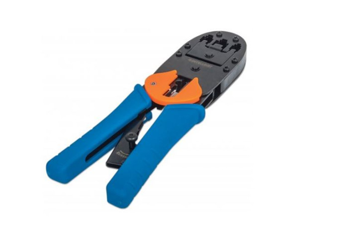 Krimpelő fogó RJ45, RJ12, RJ11, Intellinet