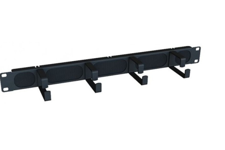 Rack kábel rendező + fésűs panel 19