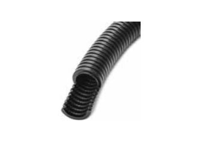 UNIVOLT 20mm-es FXP-TURBO lépésálló, betonozható gégecső, FEKETE 084057